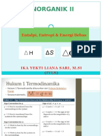 Kimia Anorganik II Entalpi, Entropi, Gibbs Iyls