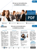 Curso Técnicas de Entrevista e Interrogatorio