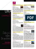 Programacin Cultural Octubre 2014