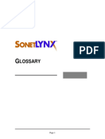 SonetLynx Glossary