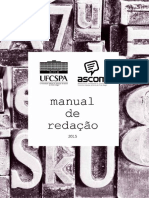 Manual-De-redacao Da Universidade Federal de Ciências Da Saúde de Porto Alegre