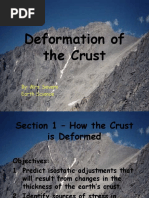 Deformation of The Crust