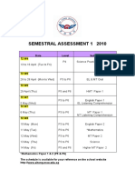 SA1 Dates 2010