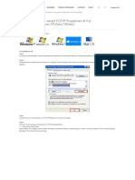 How To Configure Wired TCP - IP Properties of My Computer (Windows XP, Vista, 7,8, Mac) - Welcome To TP-LINK PDF