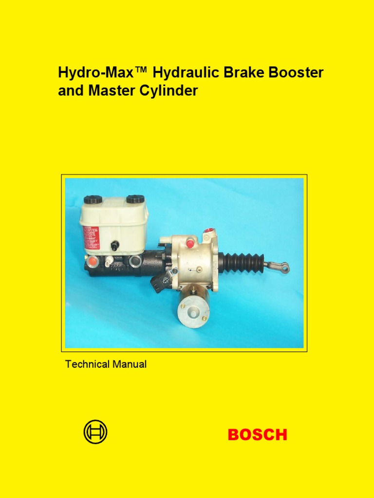 HydroMax Hydraulic Brake Booster Manual