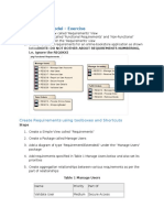 Requirements Exercises