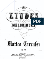 25 Estudios Melodicos de Mateo Carcassi - Op 60