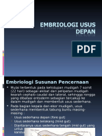 Embriologi Usus Depan