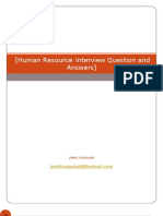 Human Resource Interview Question and Answers