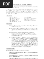 2010-02-22 Council Agenda Session Minutes