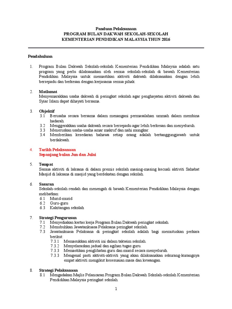 Program Bulan Dakwah Pdf