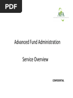 Overview of the Advanced Fund Administration Services