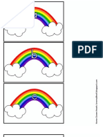 Rainbow Alphabet Cards ~ Small