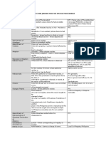 Venues and Jurisdiction For Special Proceedings