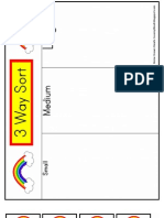 Rainbow Size Sorting