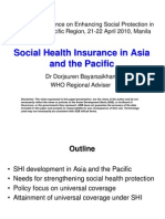 Social Health Insurance in Asia and The Pacific