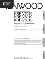 KRF-V7010 KRF-V6010 KRF-V5010: Instruction Manual