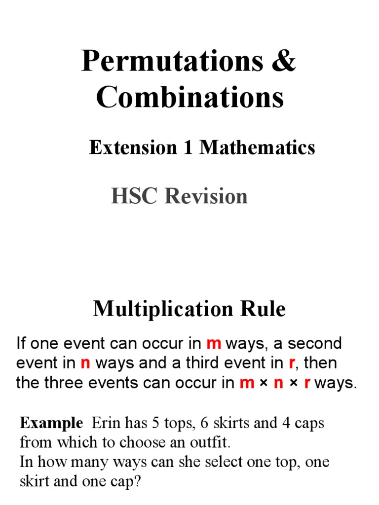 Permutation and Combination PDF PDF Poker Discrete Mathematics