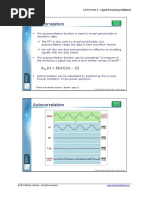 Autocorrelation: 131 CAT IV Part 1 - Signal Processing Slidebook