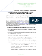 Procedimiento Cumplimentar Partes Accidentes