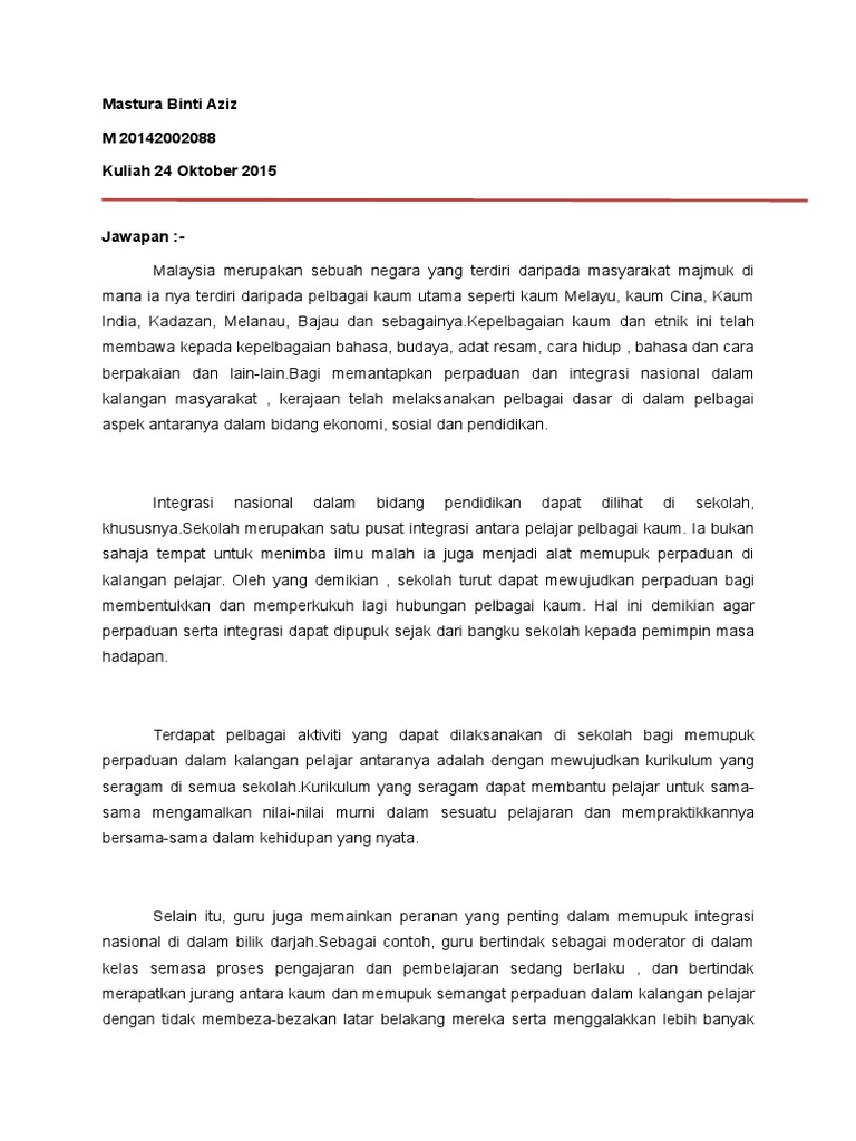Konsep Perpaduan Pdf