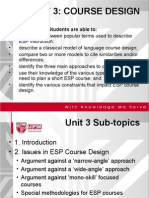 BBI3211 - Unit 3 Course Design 15 Nov 2009