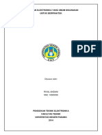 Peralatan Elektronika Yang Umum Digunakan