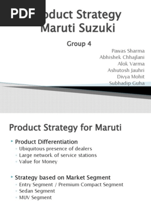 Product Strategy