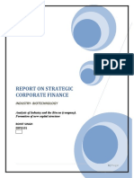Report On Strategic Corporate Finance