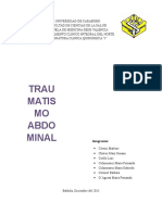 Trabajo de Traumatismo Abdominal