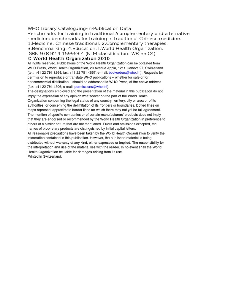 Who Library Cataloguing In Publication Data? – BAEUL