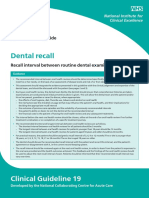 Dental Recall