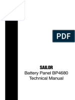 SAILOR Battery Panel BP4680