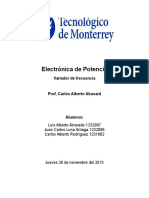 Funcionamiento de Variador de Frecuencia