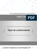 Unidade 1 - 2 Tipos de Conhecimento Maio 2015