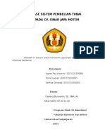 Database Pembelian CV Sinar Jaya