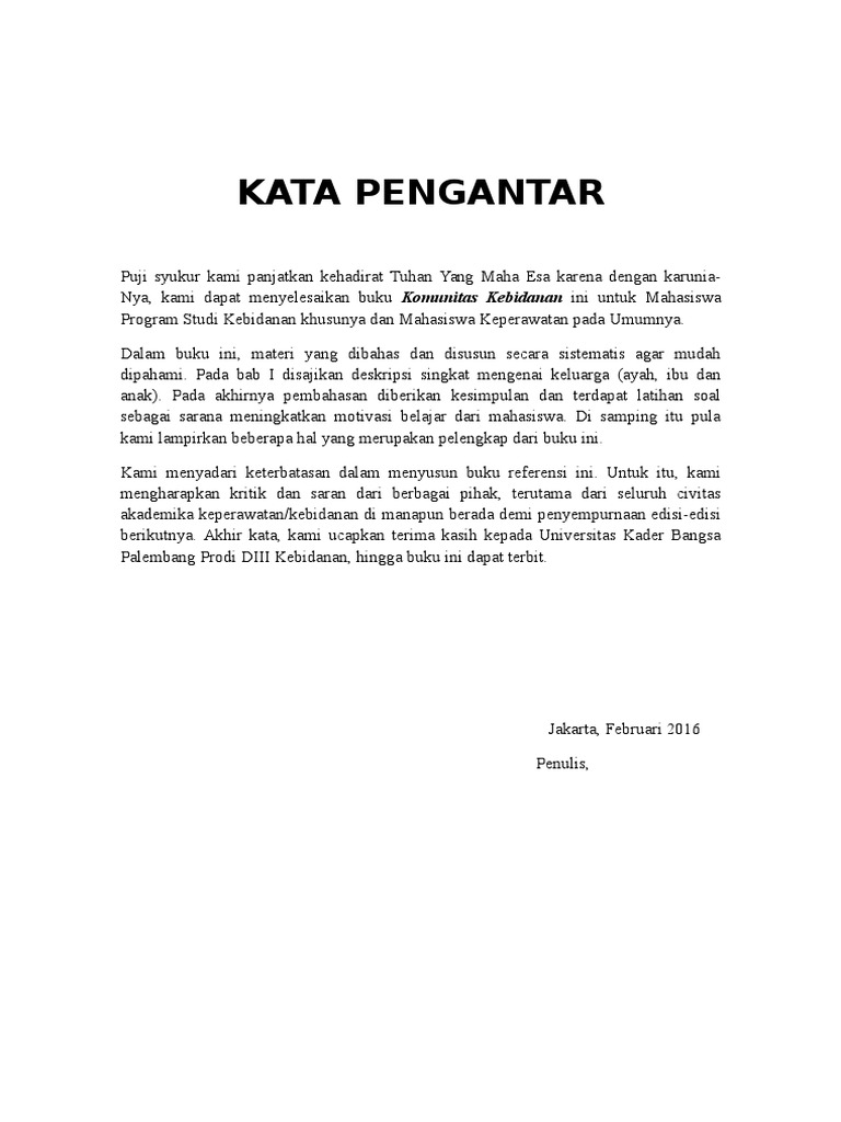 Kata Pengantar