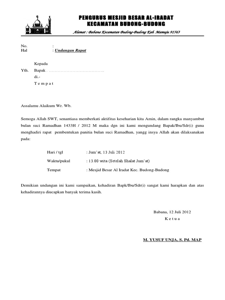 88 Koleksi Contoh Undangan Syukuran Menyambut Bulan Ramadhan Gratis Terbaik