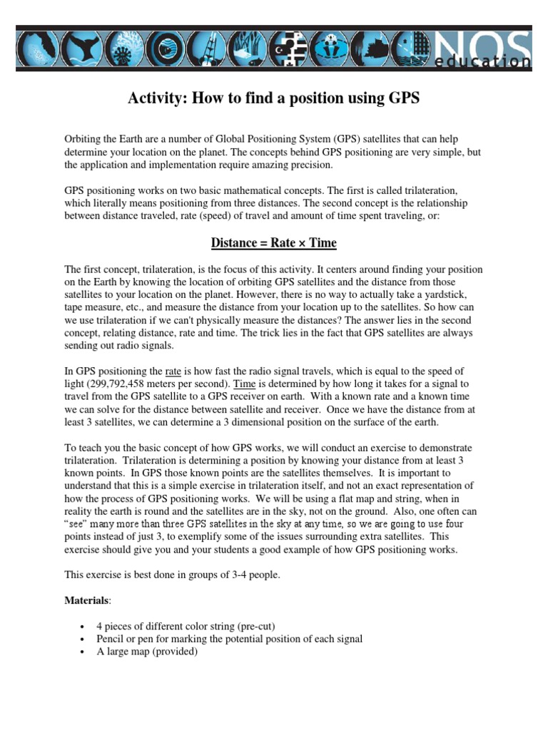 Understanding GPS Trilateration Basics | PDF | Global Positioning ...
