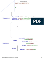 Grau Dos Adjectivos