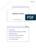 Initiation A Matlab - M