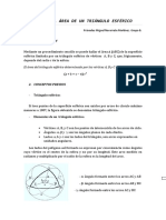 DEDUCCIÓN AREA TRIANGULO ESFERICO - Praxedes Navarrete Martinez - Grupo B.