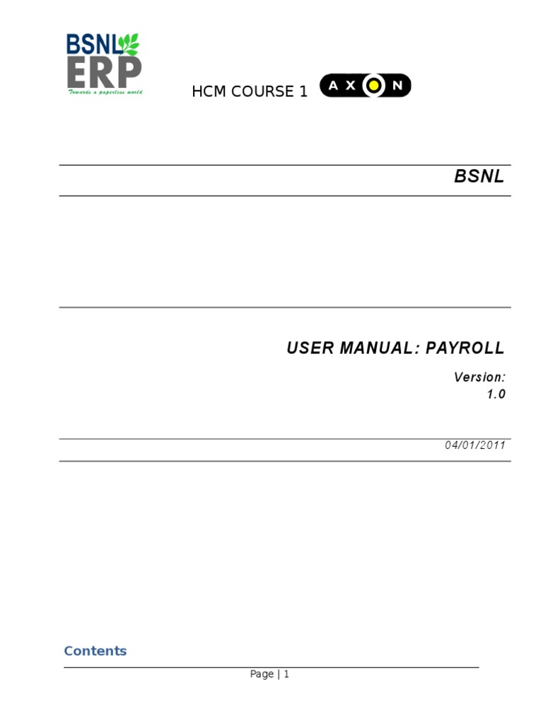 Payroll Manual | Payroll | Double Click