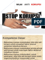 Nilai Nilai Anti Korupsi