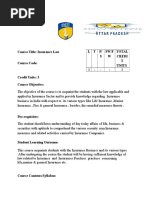 insurance law syllabus