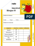 3er Grado - Bloque 4 Examen LAINITAS