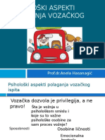 Psihološki Aspekti Polaganja Vozačkog Ispita