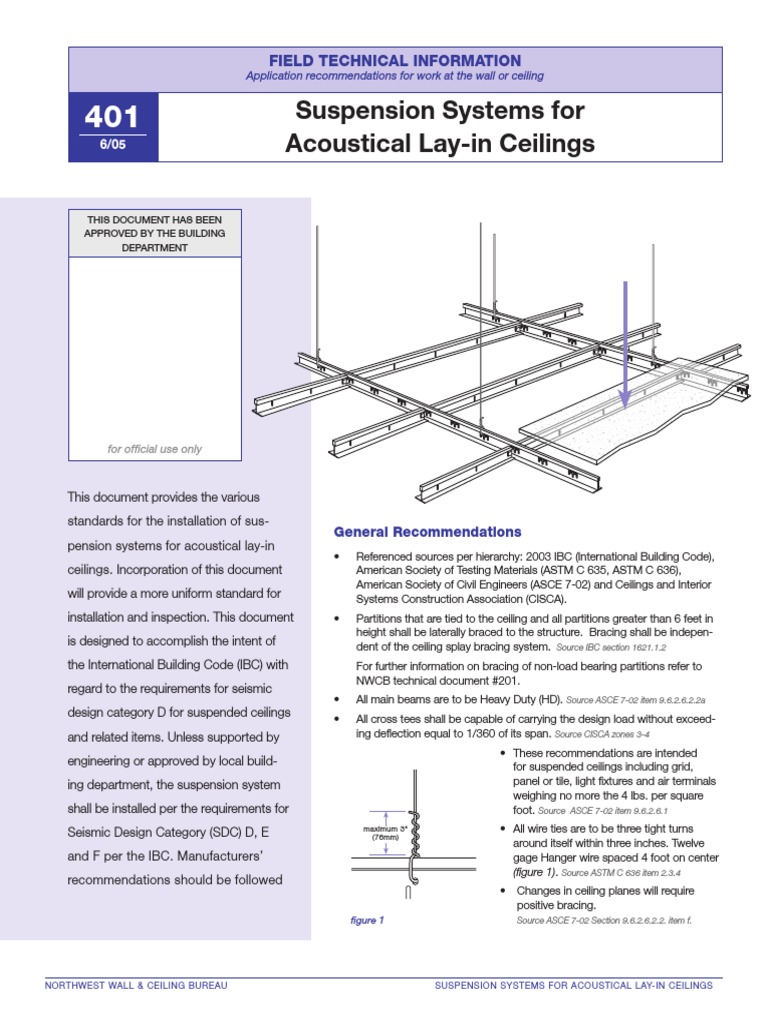 Suspended Ceiling 401 | PDF | Ceiling | Building