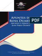 Apuntes de Rosa Duarte