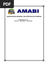 Lição 1 - Bibliologia Introdução